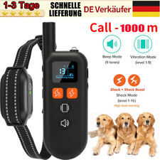 1KM Elektroschock Pet Dog Training E-Halsband Anti-Bark Obedience Stromschlag DE