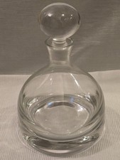 Schwere Glas Karaffe mit