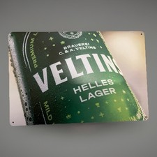Blechschild Frisches Veltins