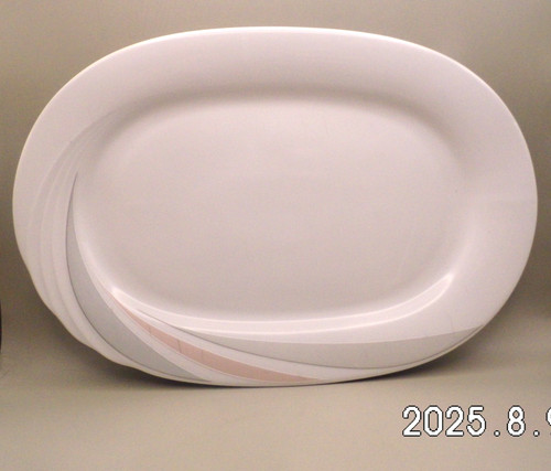 Porzellan vorlegeplatte oval - porzellan,