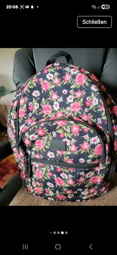 Vans rucksack schwarz rosen - rucksack,
