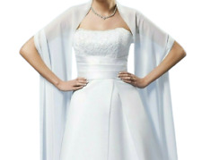 Brautschal Brautstola Stola zum Brautkleid weiß NEU *91