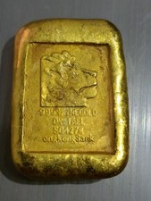 Antik vergoldete kurze