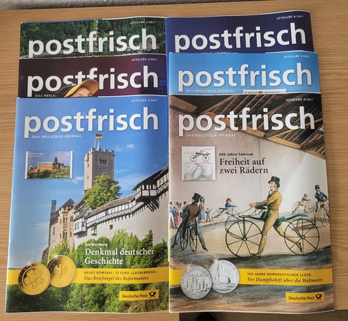 Postfrisch hefte das - 6, "postfrisch"
