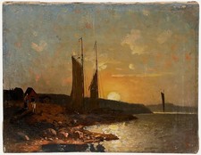 1887 Öl - Gestrandete