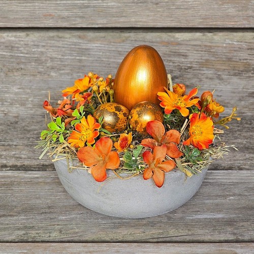 Ostergesteck orange mit - ostergesteck,
