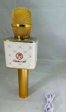 Technaxx  BT-X31 Karaoke Mikrofon MusicMan gold-weiß