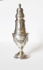 Streuer Zuckerstreuer Silber von 1800 Meisterpunze James Mince London Sterling 
