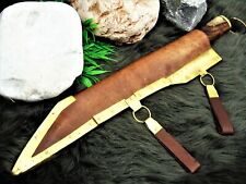 Mittelalter Arbeitsmesser Kelten Wikinger Hartholz Lederscheide MAQ1793