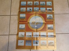  altes  Poster /Plakat 70/ 80iger Jahren Bundeswehr  Unsere Flotte   T-11