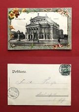 Jugendstil Litho AK FRANKFURT am Main 1901 Opernhaus  ( 61799