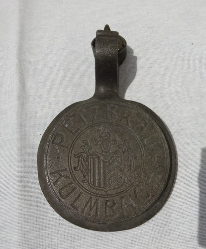 Alter zinndeckel von einen - alter,