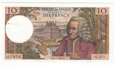 (GERM) 10 FRANCS VOLTAIRE