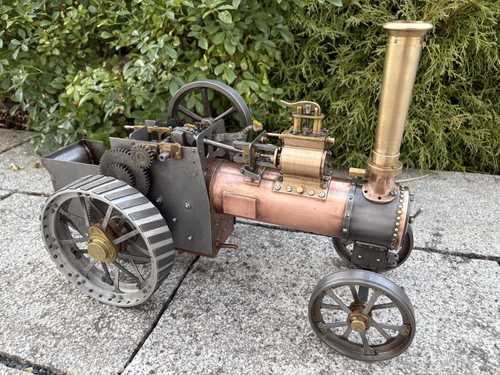 Live steam traction engine - traction, /