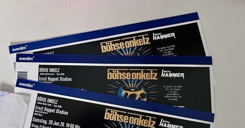 Böhse onkelz tickets - böhse,
