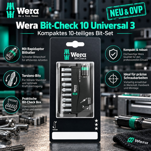 Wera bit check universal - wera, 3