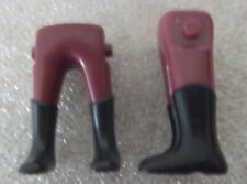 11932, Lange Hose, rotbraun, Reitstiefel, schwarz