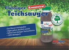 Flüssiger Teichsauger