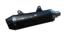 Auspuff Endschalldämpfer Endtopf Carbon - Style  Quad Pit Bike Dirt Bike HMParts
