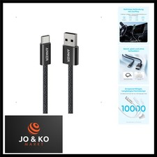 Zolo USB auf USB-C Kabel 1m, nahtlose CarPlay-Verbindung, geflochtenes USB-C ...