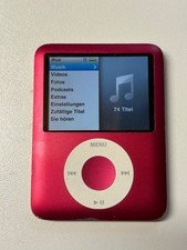 Apple iPod nano 3. Generation 3g Rot (8GB) A1236 sehr guter Zustand PRODUCT RED