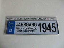 Albatros Namensschilder