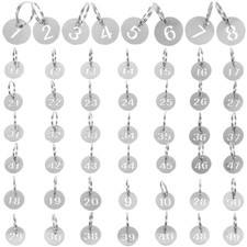 50 Stück Nummern-ID-Tags