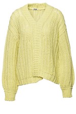 DRYKORN Damen NEU Cardigan Strickjacke Tetta Schurwolle Winter warm Gr. XS gelb