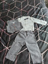 Festlicher Anzug für Kleinkinder, Jungen, Grau, Gr. 90