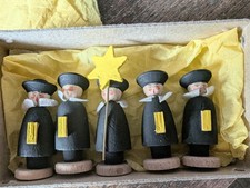 Kurrende Sänger Figuren  Erzgebirge 5 Stk. 4cm