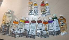 Daler-Rowney Georgian und Schminke Ölfarben Konvolut 