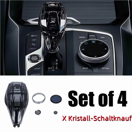 Kristall schaltknauf set - schaltknauf,