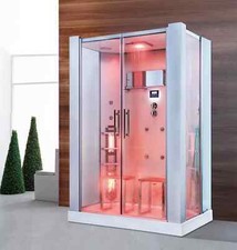Dampfdusche California inkl. Infrarotsauna 145x90cm Dusche Dampfkabine ANGEBOT