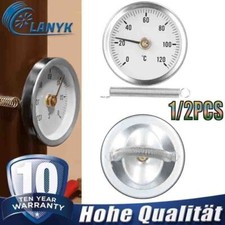 Heizungsrohr Rohr Thermometer Heißwasserthermometer Bimetall Temperaturanzeige