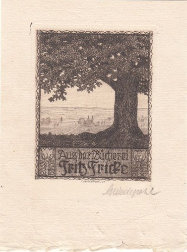 Exlibris bookplate radierungen - exlibris,