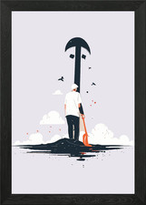 Gerahmtes Wandbild Poster