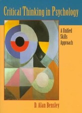 Critical Thinking in Psychology: A Unified Skills Approach,D. Al