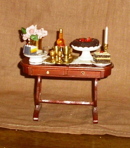 Kleines kuchenbuffet miniatur - kleines, kuchenbuffet-miniatur