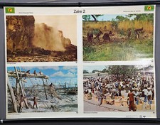 Schulwandkarte Rollbild Foto