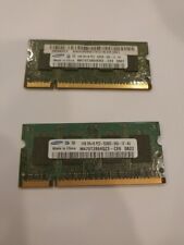 Samsung 2 x 1GB SODIMMs –