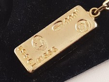 Goldbarren Schlüsselanhänger, Barren Saveur, 150 Jahre Kreissparkasse Groß-Gerau