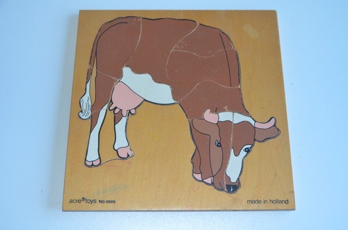 Holz puzzle kuh teile - 10, /
