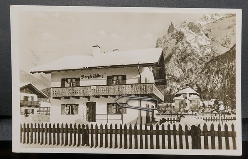 Ansichtskarte mittenwald haus - mittenwald,