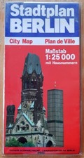 Berlin alter Stadtplan mit Hausnummern 1:25.000 ältere Karte Landkartenverlag