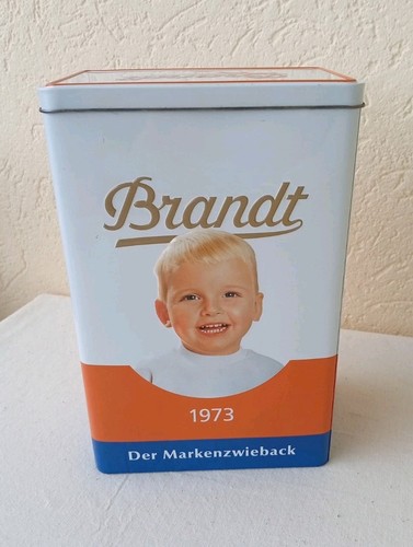 Blechdose brandt zwieback - blechdose,