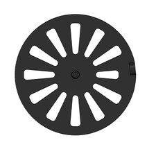 Kaminrost / Ascherost Rund Ø