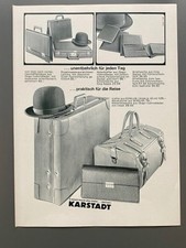 Karstadt Aktenkoffer Tasche Brieftasche 1969 Vintage Ad Werbung Reklame