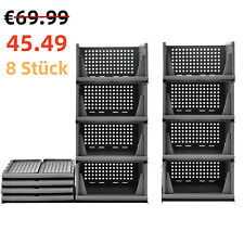 RMAN Kleiderschrank Organizer 8 Stück Schrank Organizer Stapelbare Schubladenbox