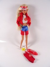 Vintage Baywatch Barbiepuppe mit Badeanzug Rettungsboje Fernglas Mattel (19272)