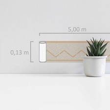 Bordüre mit Zick-Zack Design